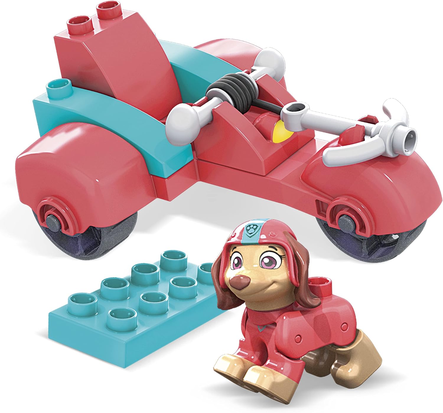 Mattel GYH94 Mega Bloks Paw Patrol The Movie: Liberty’s City Scooter Set, Multicolor, 10.16 cm*10.16 cm*17.78 cm - Image 3