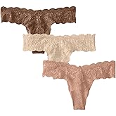 Cosabella Women's Never Say Never Cutie 3 Pack Low Rise Thongs