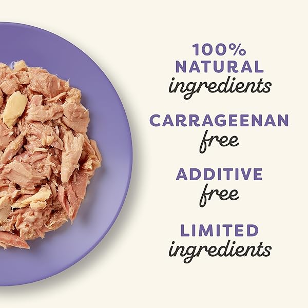 APPLAWS NATURAL WET CANNED CAT FOOD, MADE WITH LIMITED AND NATURAL INGREIDENTS, REAL PROTEIN WITH NO ARTIFICIAL ADDITIVES, VARIETY PACK IN BROTH (12 X 2.47OZ CANS)
