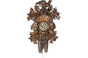 Trenkle Cuckoo Clock Hunting Clock, 8 Day Running time, Walnut