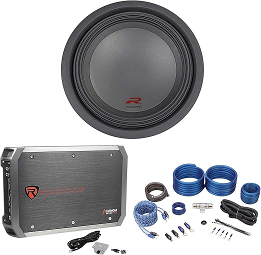 Alpine TypeR RW12D2 12" 750w RMS Car Audio Subwoofer+Mono