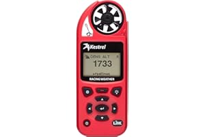 Kestrel 5100 Racing Weather Meter with Bluetooth Link Enabled, Red