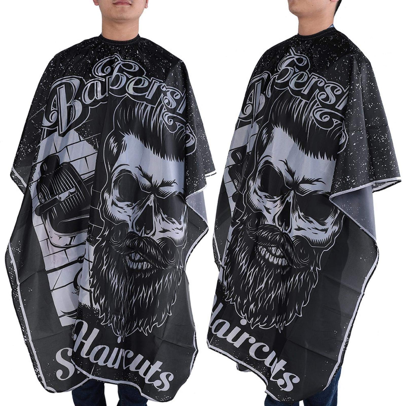 Yinhing Hairdressing Cape, Haircuts Cape for Men Waterproof Antistatic Hair Styling Barber Cape Salon Apron for Hairstyle Cut and Coloring Perming 9.44 x 5.9in