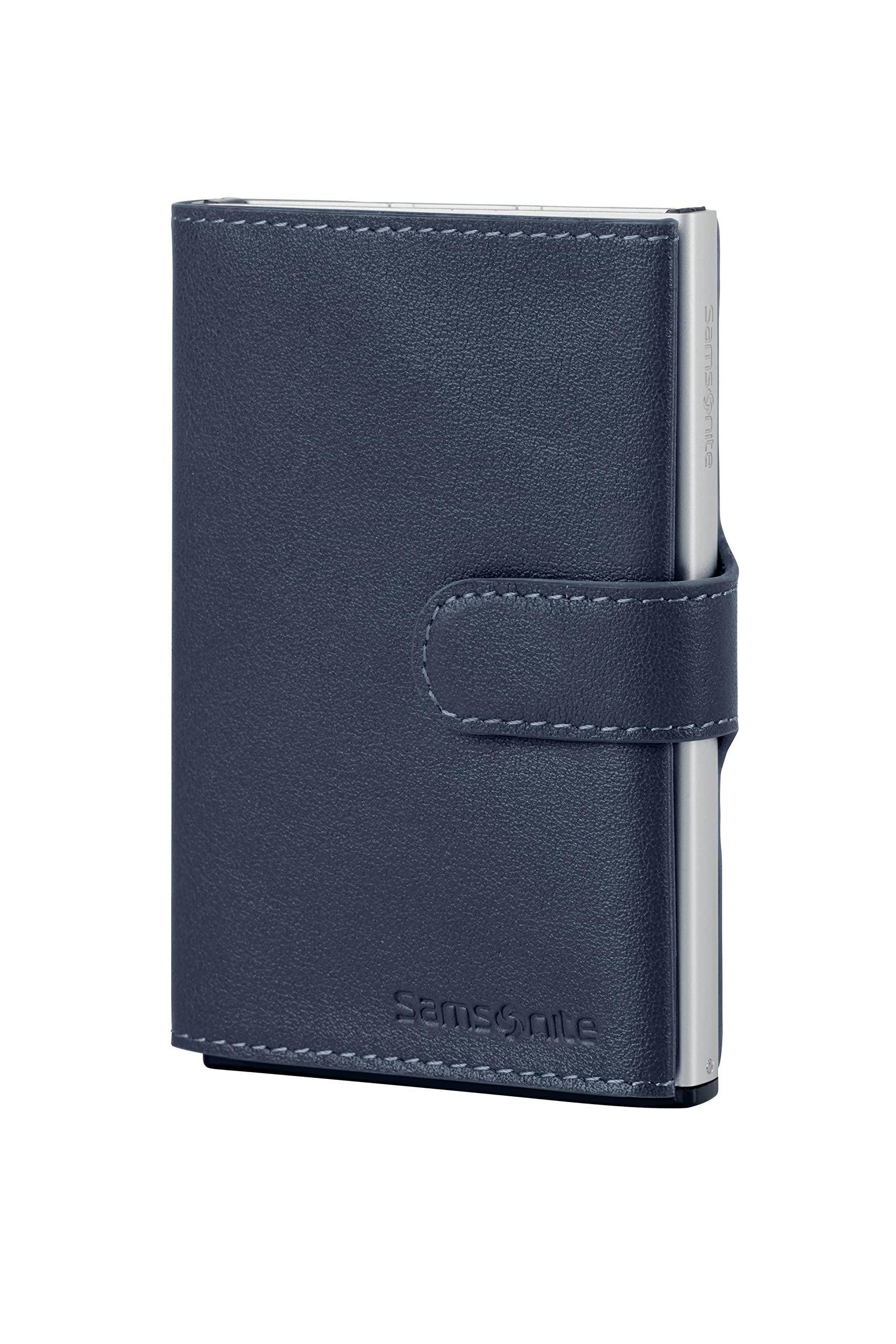 Samsonite Alu Fit SLG - Wallet, 10.2 cm, Blue (Blue)