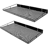 RedCall Heavy-Duty Wall Shelf, 2 Pack Garage Shelf, 23.5" x 12" Large Wall Mounted Shelves for Garage, Laundry Room, Closet, Holds Up to 75 Lbs