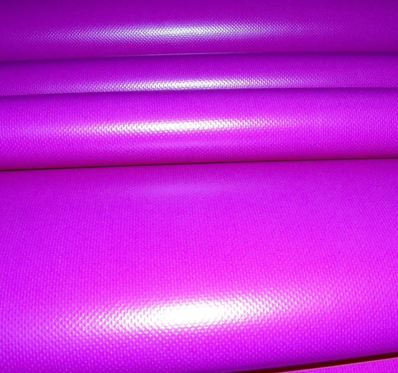 Vinyl Fabric 60" Width, Pink,18oz. Vinyl Coated Polyester Sold by The Yard 36"