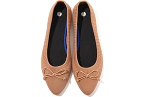 Shupua Women's Flats Black Flats Shoes Pointed Toe Ballet Flats Comfortable Bow Girls Flats Dressy