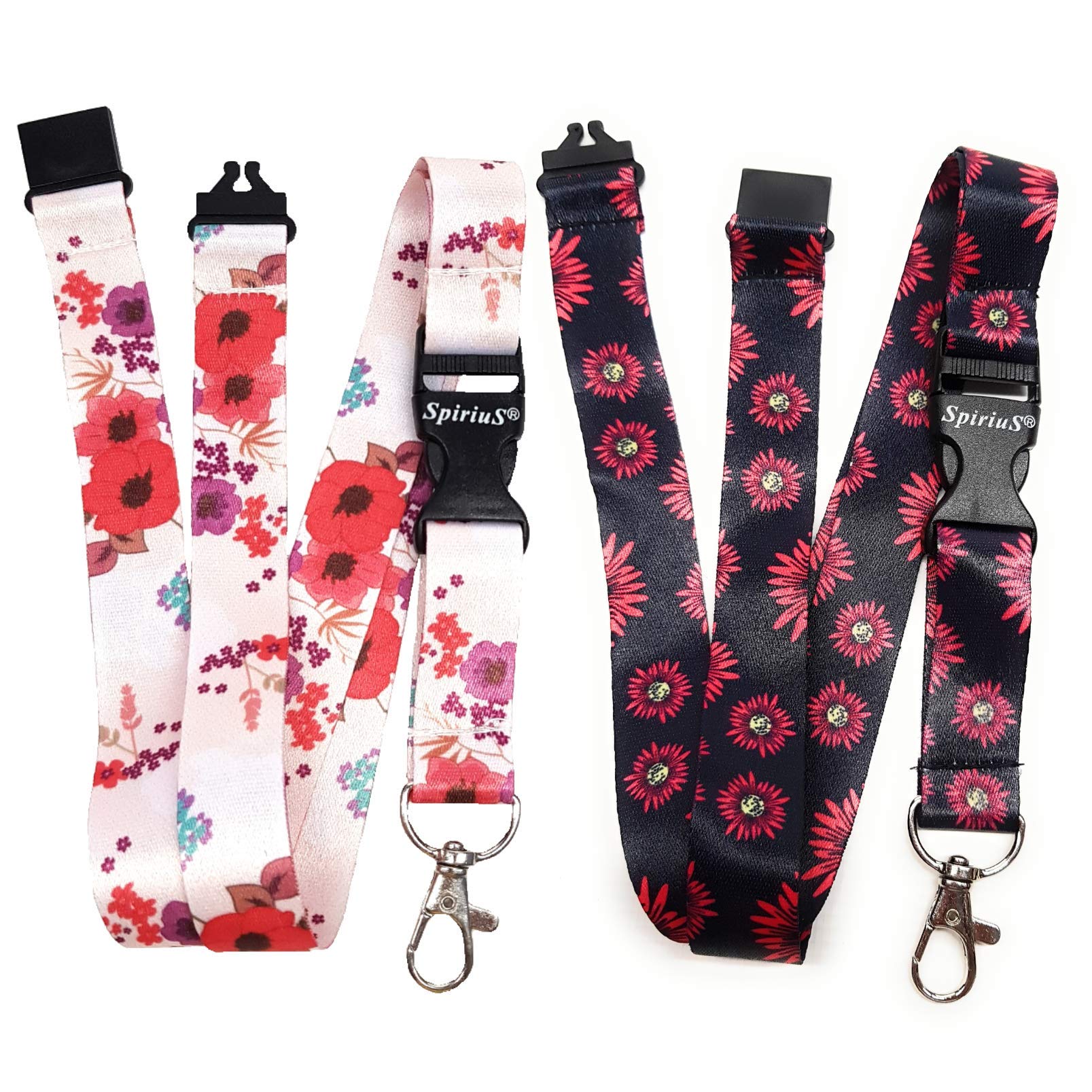 SpiriuS 2 X ID Name Neck Lanyard School Office Supplies Uk stock (Set Nr. 17)