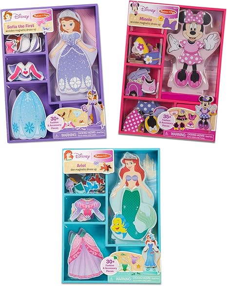 melissa and doug disney magnetic dolls