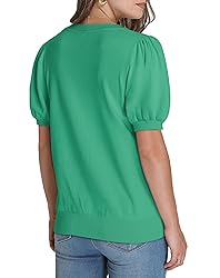 Green Sweater Tops for Women Trendy Spring Summer