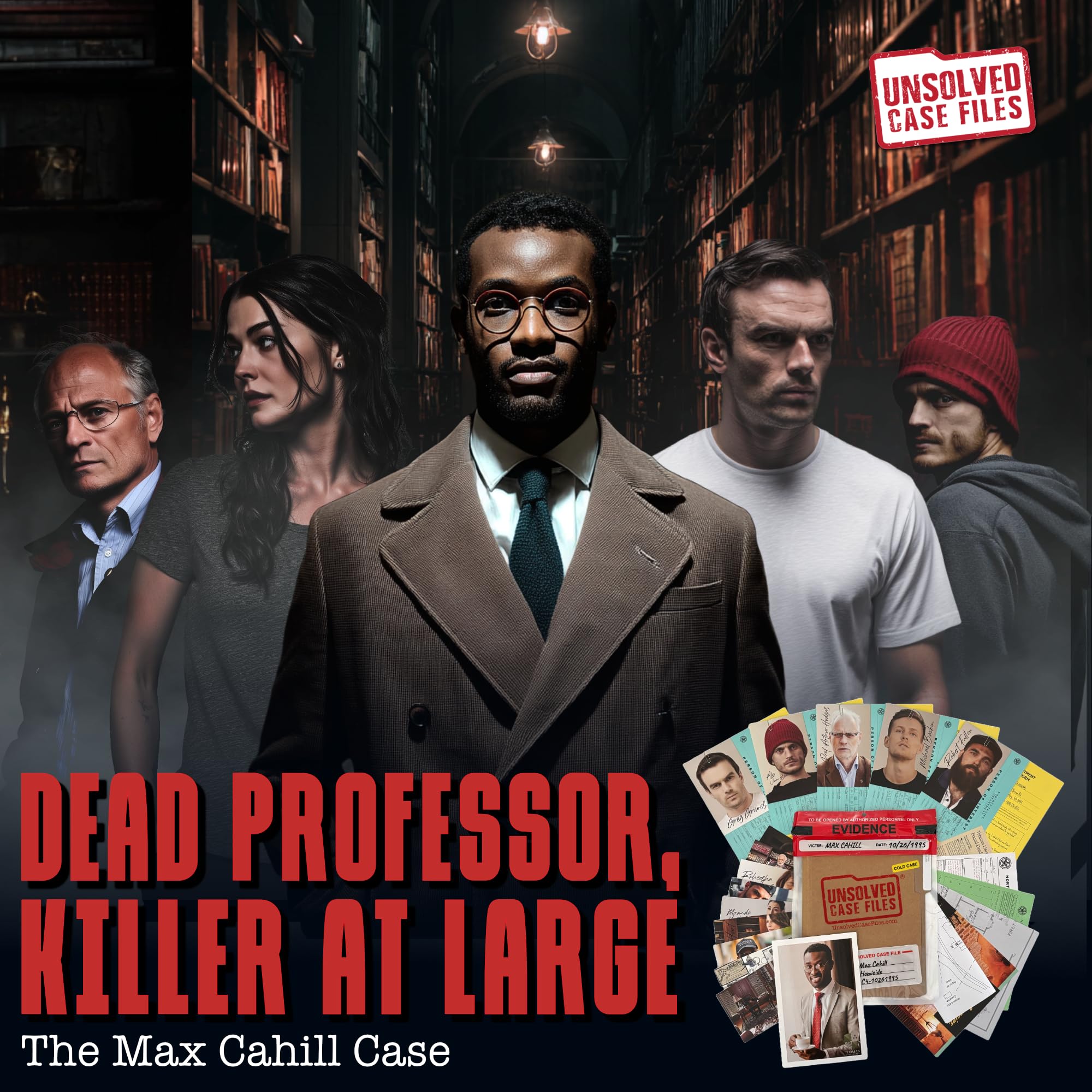 Unsolved Case Files | Cahill, Max - Cold Case Murder Mystery Game - Can You Solve The Crime?