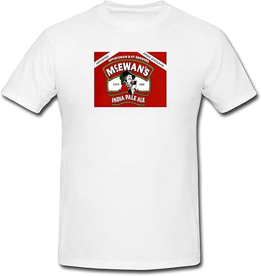 Coole Designer T Shirt top Vintage Mcewan's India Pale ale from