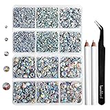 6736pcs Hotfix Rhinestones Flatback,AB Crystal