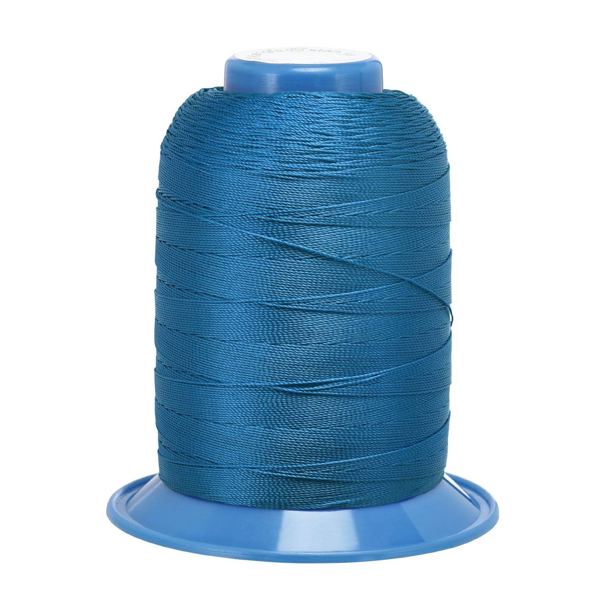sourcing map Bonded Polyester Sewing Thread 610 Yards 420D/0.45mm Extra Strong Upholstery Thread for Manual and Machine Sews (Steel Blue)