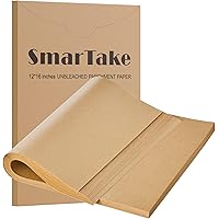 SMARTAKE 200 Pcs Parchment Paper Baking Sheets, 12x16 Inches Non-Stick Precut Baking Parchment, Perfect for Baking Grilling A