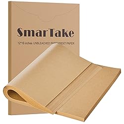 SMARTAKE 200 Pcs Parchment Paper Baking