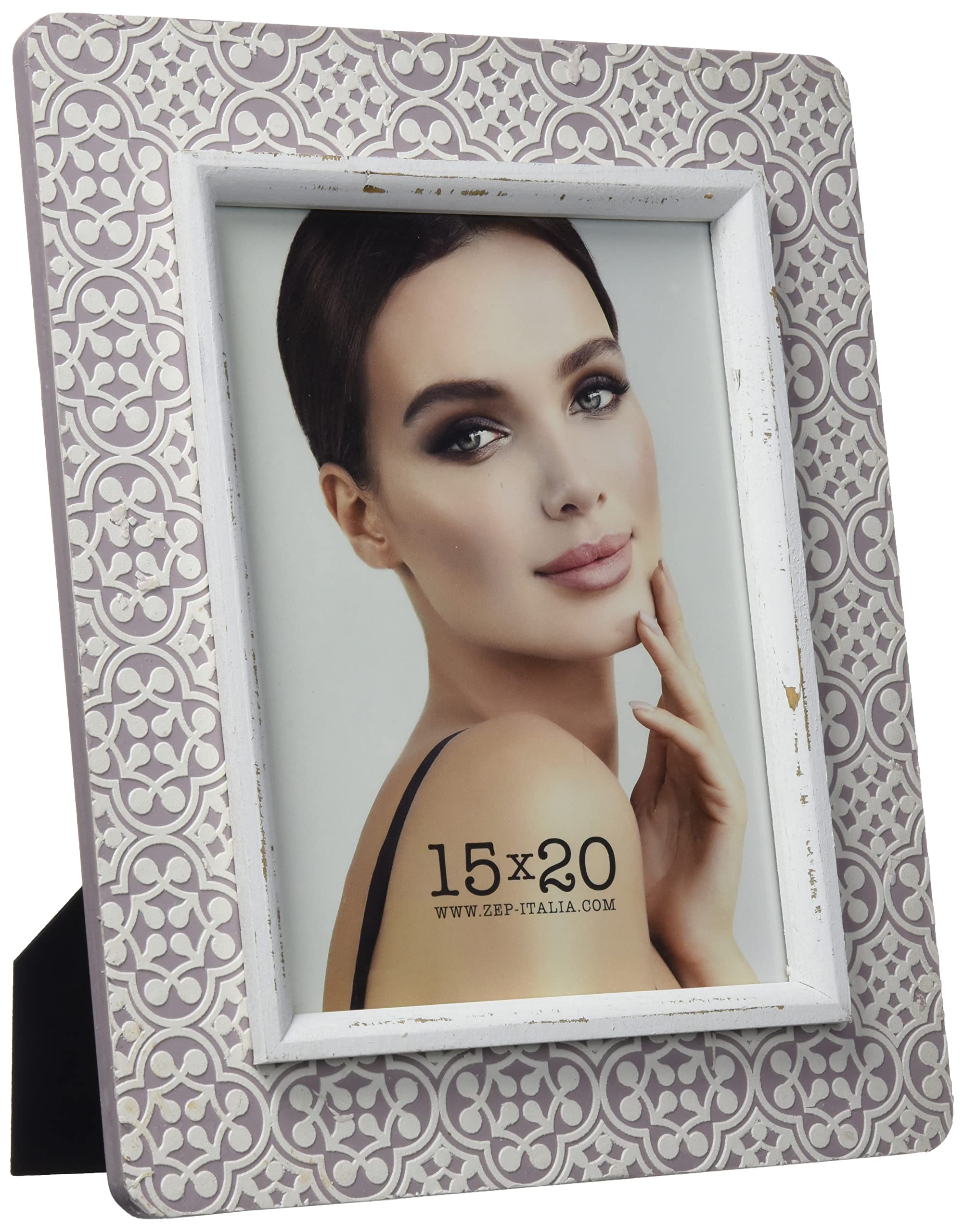 Zep BM7668 Aude Wooden Frame Grey And White