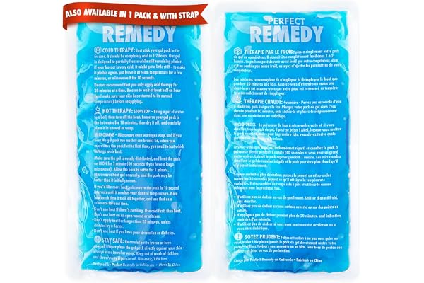 2 Pack Gel Ice Packs for Injuries, Reusable Gel Ice Packs for Muscle Pain, Cold & Hot Pack, Ice Pack for Knee & Back/Neck Ice