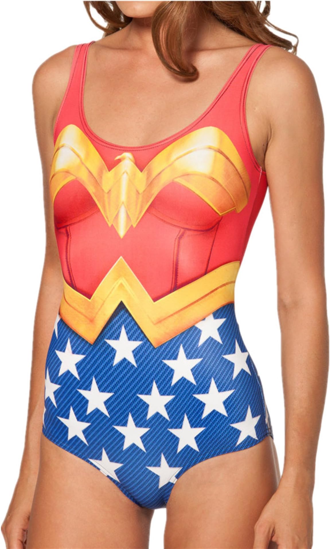 Women one Piece Swimsuit Beach Wear WONDER WOMAN CAPE SUIT Swimwear