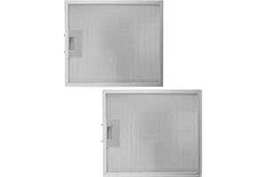Thickened Aluminum Mesh Range Hood Vent Filters Replace W10169961A, Range Hood Filter by size12 x10.5 2pack-2 Pack, Fit for W