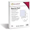 DocuGard Medical Security Papers, 24 lb Bond Weight, 8.5 x 11, Blue, 500/Ream