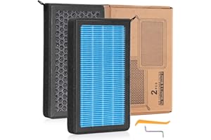 Spurtar HEPA Air Filter for Tesla Model 3 Model Y 2016-2025, 2 Pack Cabin Air Filter Replacement with Activated Carbon for Te