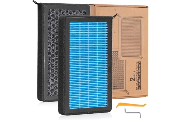 Spurtar HEPA Air Filter for Tesla Model 3 Model Y 2016-2026, 2 Pack | Cabin Air Filter Replacement with Activated Carbon