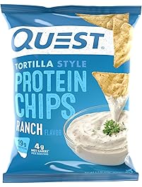 Quest Nutrition Protein Tortilla Chips, Ranch, 8 Count