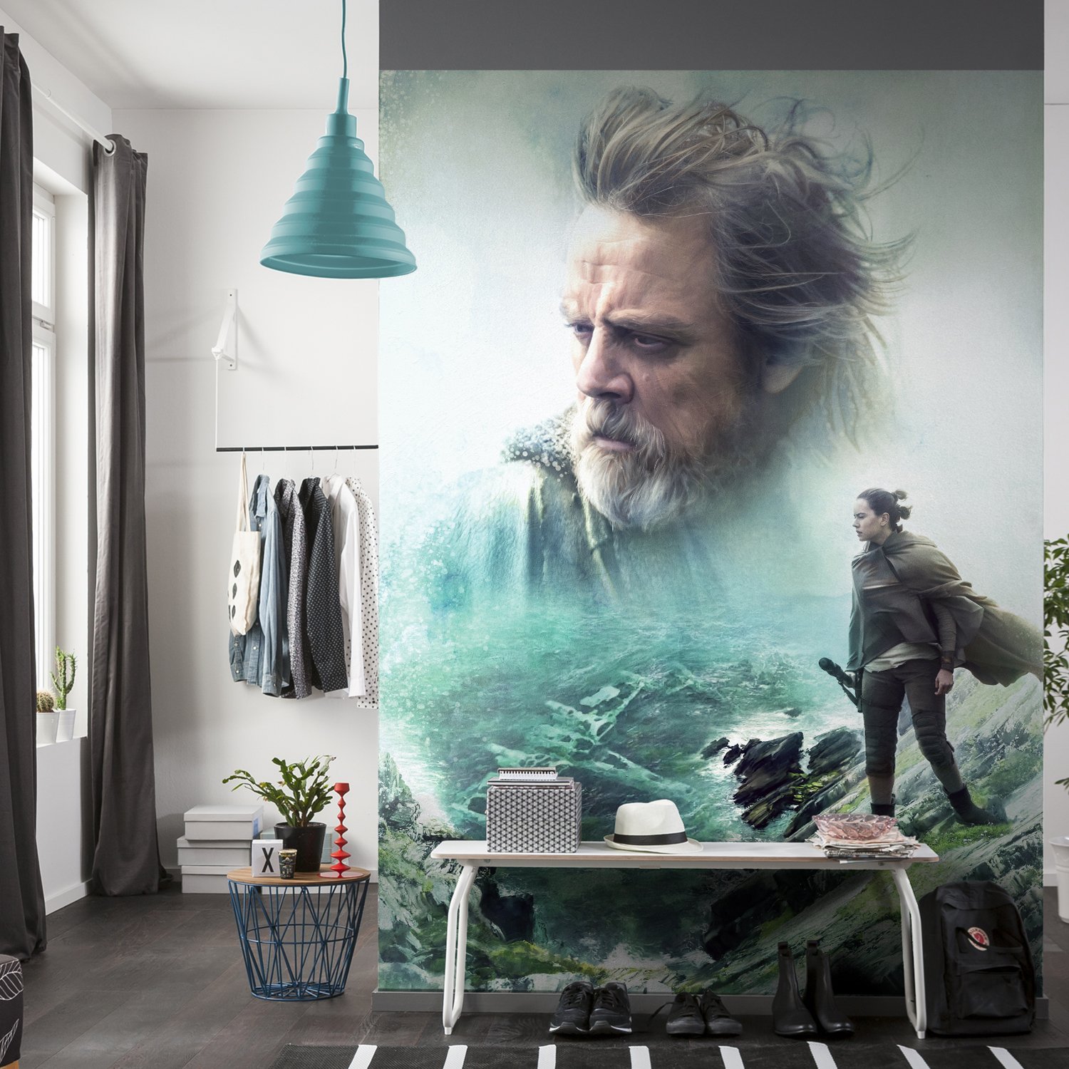 Komar 4-438 Star Wars The Last Jedi Mural Wallpaper, Multi-Colour, 184 x 254 cm