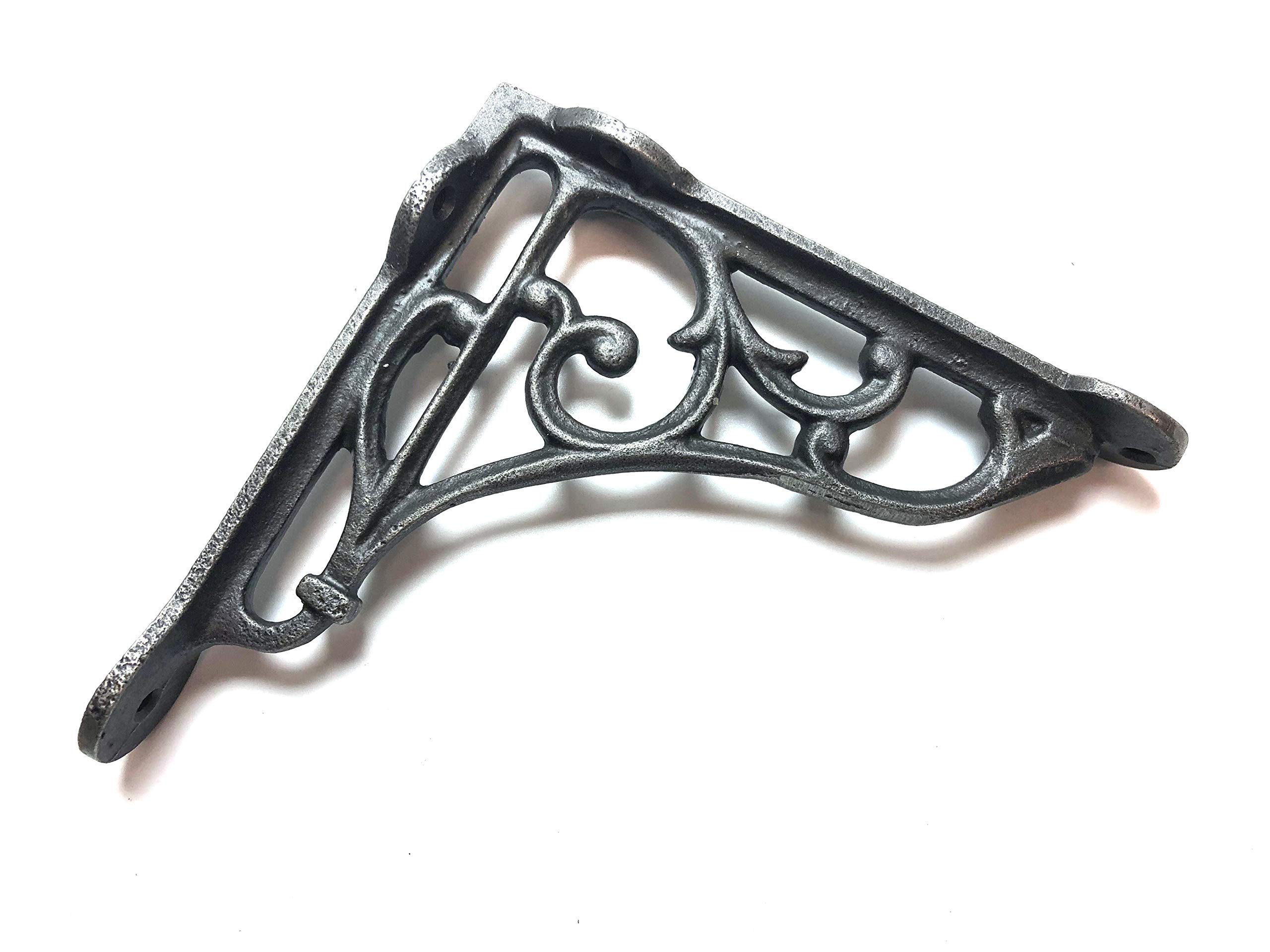 knobs and knockers A Pair of Small Classic Victorian Scroll Shelf Brackets 5 Inch Bracket Cast Iron