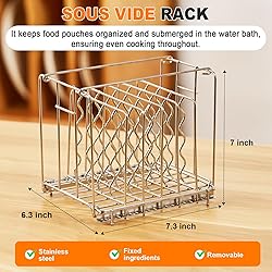 HOMENOTE Container 12 Quart with Lid & Rack and