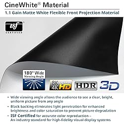 Elite Screens Kestrel Tab-Tension 3 CineWhite, 122