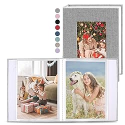 vivinin 2 Pack Photo Album 4x6, Linen Cover Photo