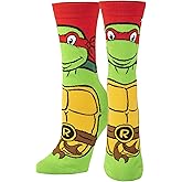 Odd Sox, Nickelodeon TMNT Teenage Mutant Ninja Turtles, 90's Cartoon, Fun Socks