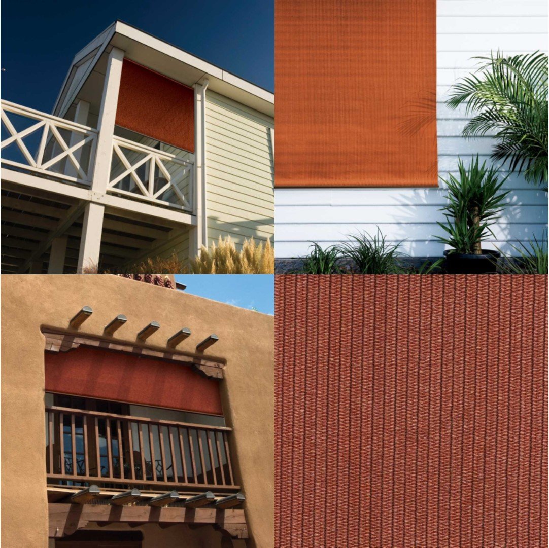 Coolaroo Outdoor Cordless Roller Shade 8ft by 6ft