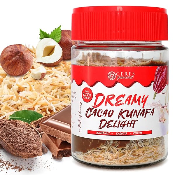 CERES GOURMET DUBAI CHOCOLATE CRUNCHY SPREAD, 9.7 OZ,...