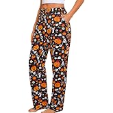 ENJOYNIGHT Women Cotton Lounge Pants Comfy Pajama Bottoms With Pockets | Comfortable Soft Fabric, Drawstring Elastic Waistband, Cute Printed Pants