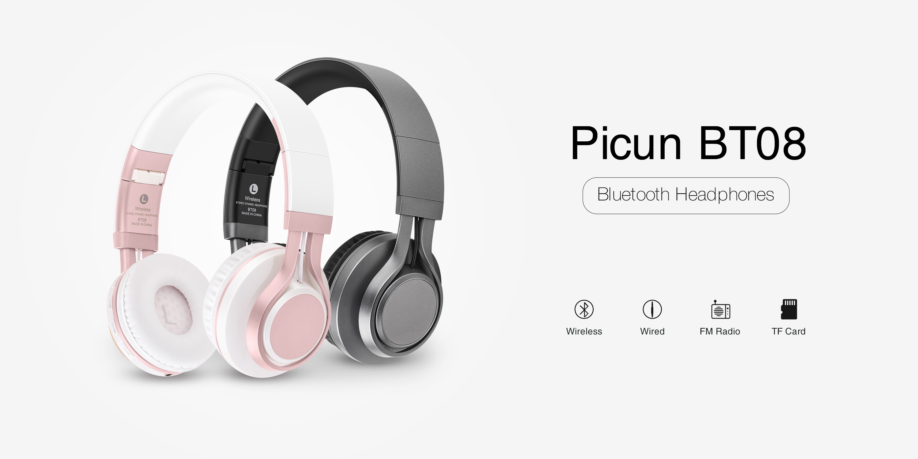 6 Wireless+Headphones+Bluetooth+Lightweight+Foldable