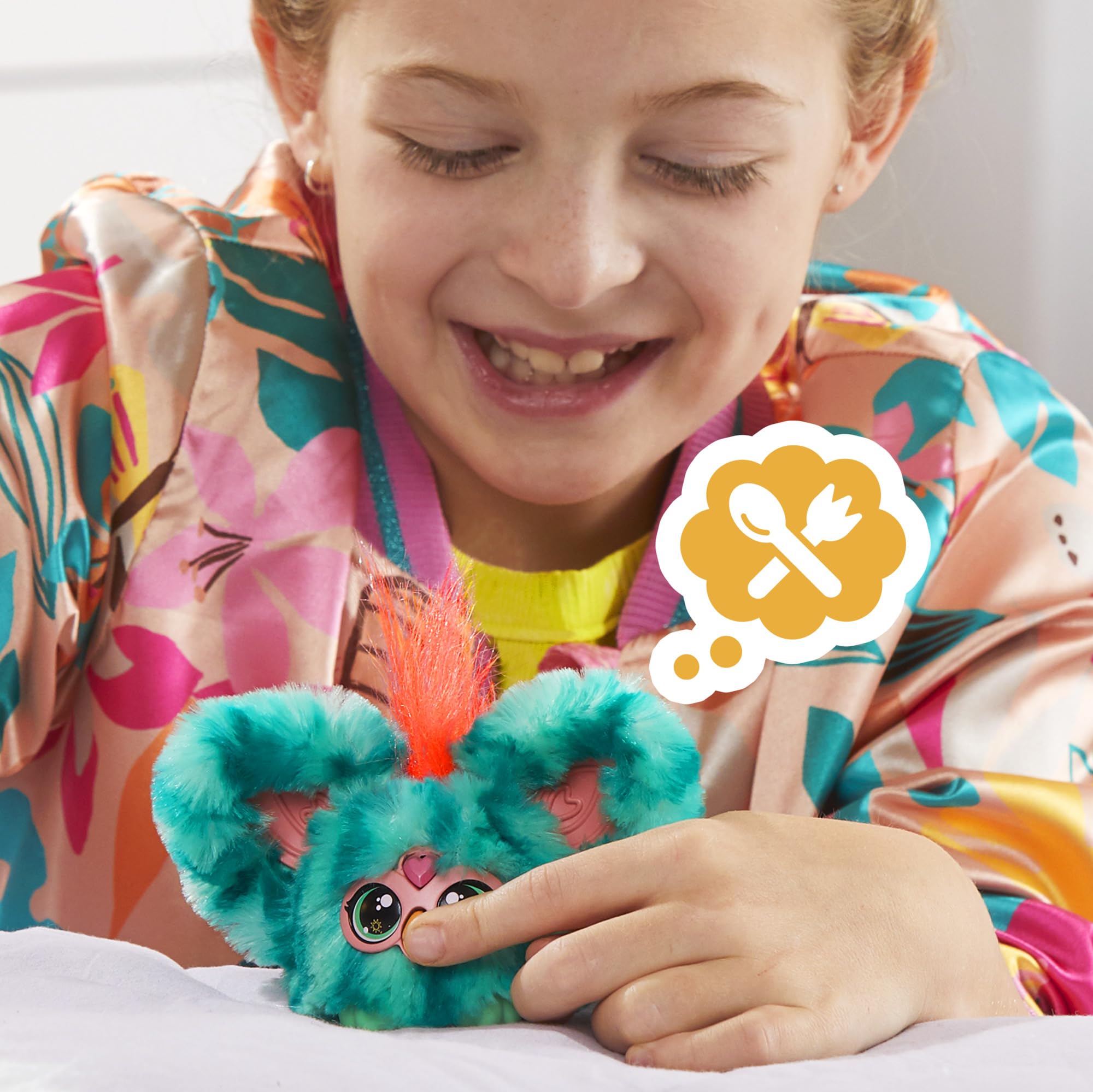 Furby Furblets 2-Pack, Mini Friends Luv-Lee & Mello-Nee, 45+ Sounds Each, Music & Furbish Phrases, Electronic Plush Toys, Red/Green & Purple/Blue, Back to School Gifts, Ages 6+ (Amazon Exclusive)
