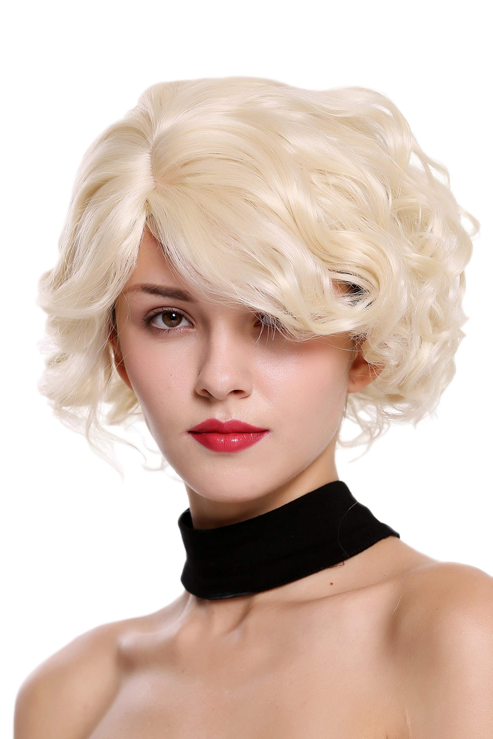 WIG ME UP - MINA-613 Lady Quality Wig short wild n wavy platinum blond