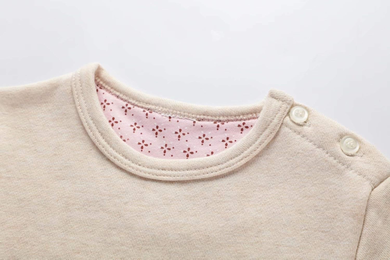 BIBNice Girls Long Sleeve Shirts Kids Cotton Fall Top Crewneck Clothes 2-7T: Clothing