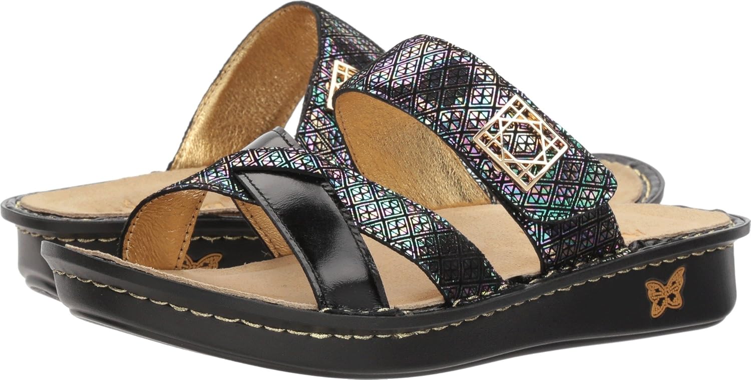 Alegria New Women's Victoriah Slide Sandal Diamonds Forever 38 Amazon