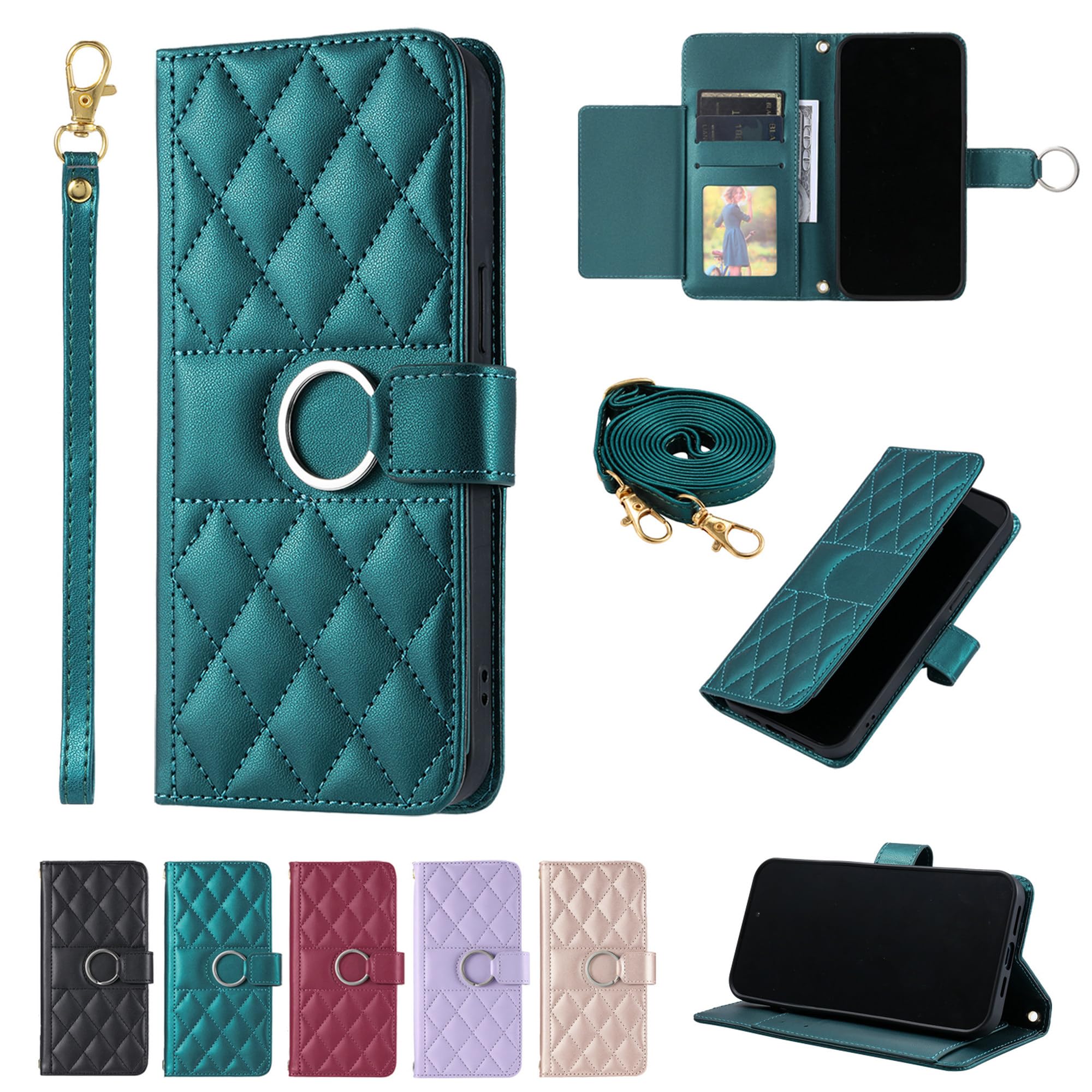 Lucyliy Compatible with vivo Y100i 5G Case Flip PU