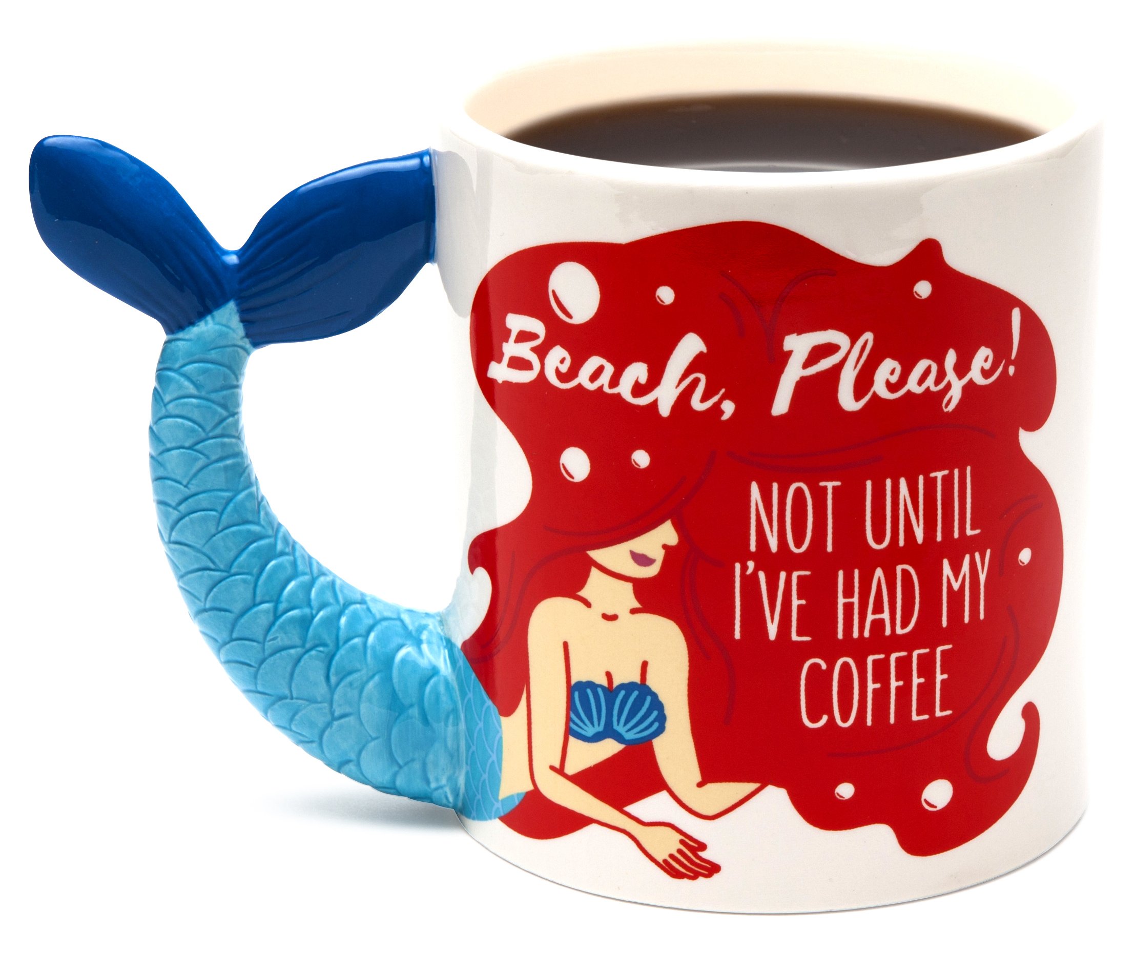 BigMouth Inc Beach Please Mermaid Mug