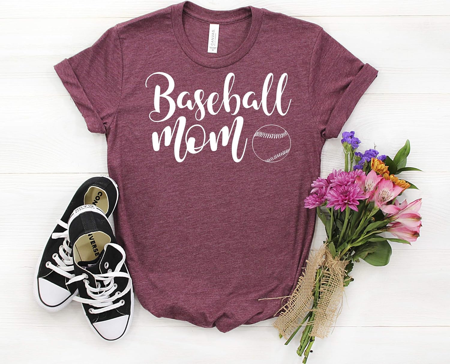 plus size baseball mom shirts