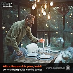 SYLVANIA ECO LED Light Bulb, G25 Globe, 40W