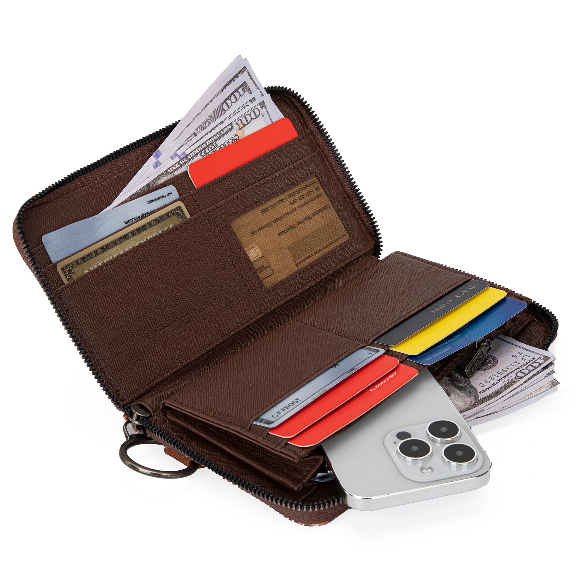 × Wrangler Wristlet Western Wallet Boho Aztec Credit Card Holder for Women