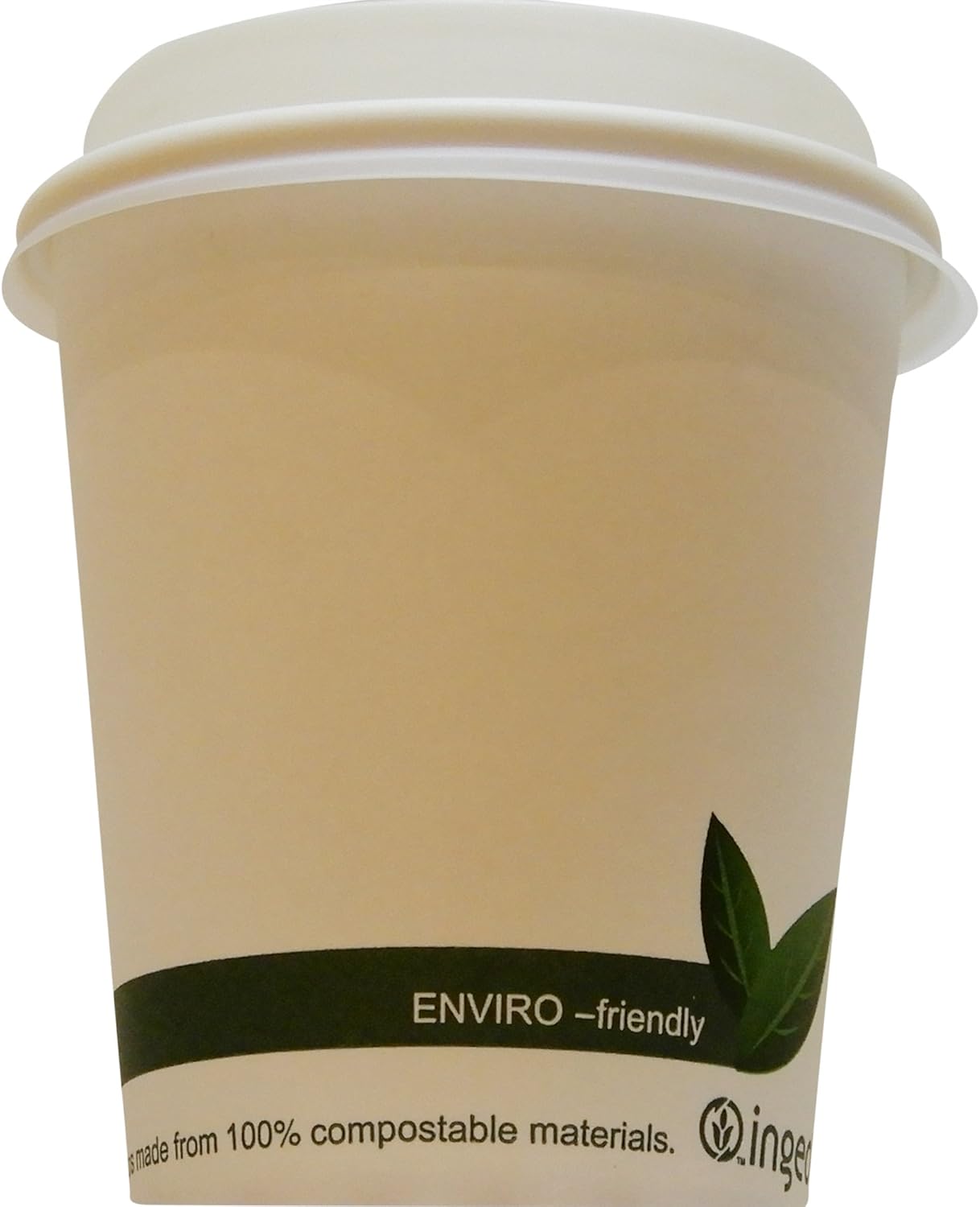 508oz (227ml) Disposable Biodegradable & Compostable Paper Coffee Cups