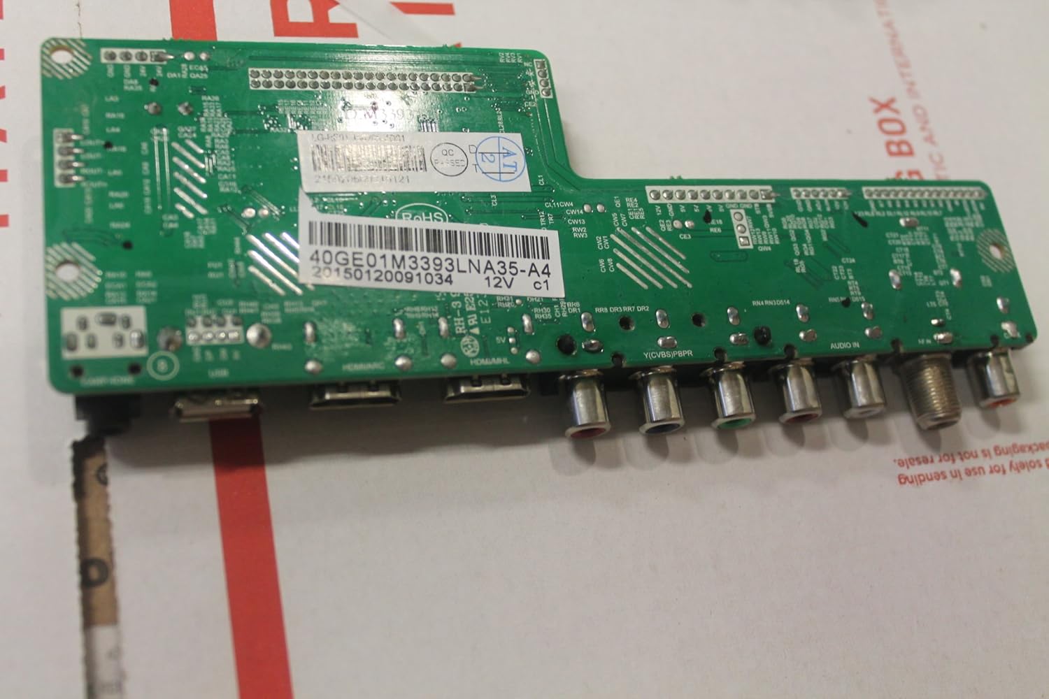 Amazon.com: Rca Led40g45rq Main Video Board 40ge01m3393lna35-a3: Home