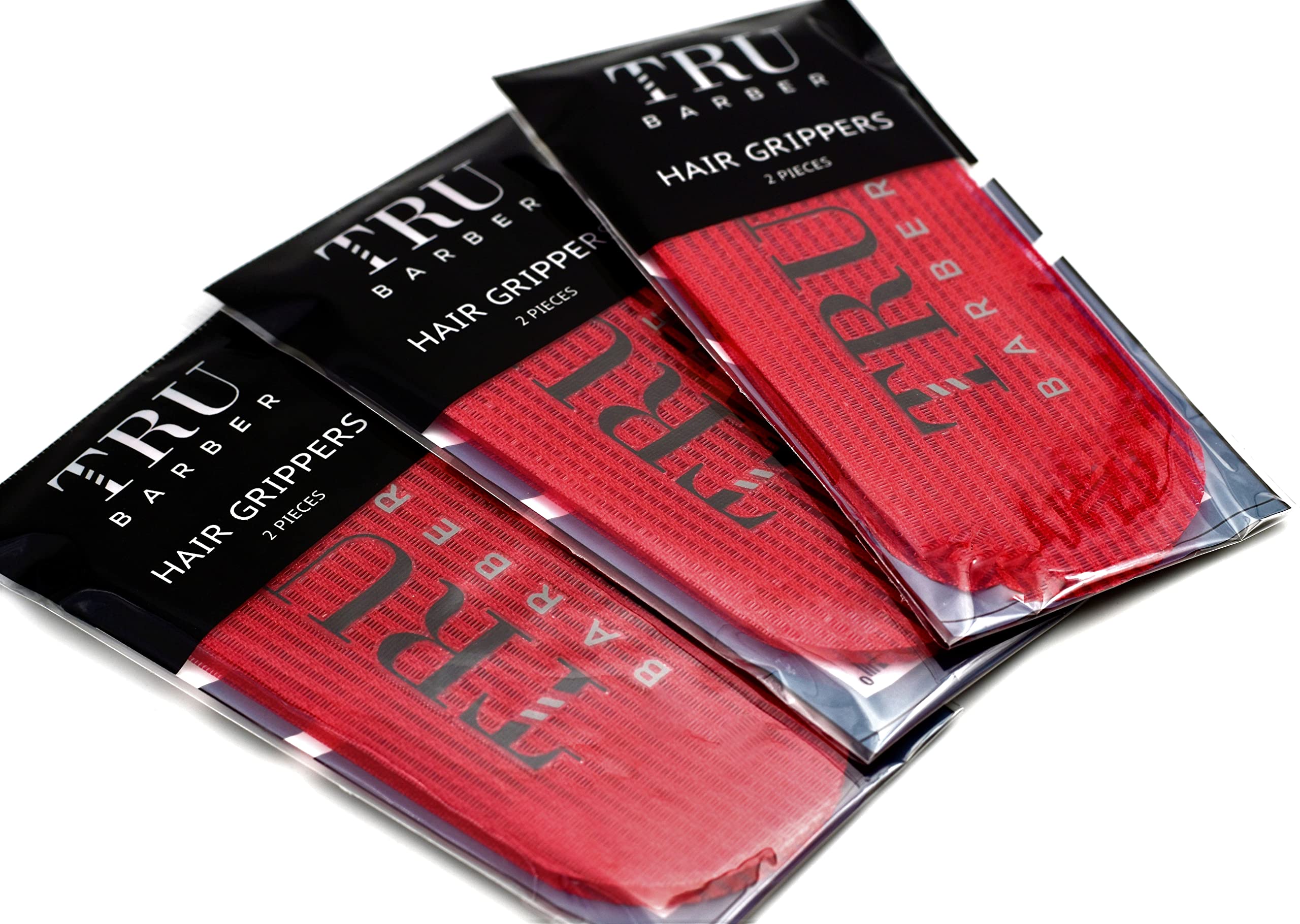 TRU BARBER Hair Grippers for Men and Women - Salon and Barber, Hair Clips for Styling, Sectioning, Cutting and Coloring, Nonslip Grips Barber shop hair clip barbershop pack 6 units
